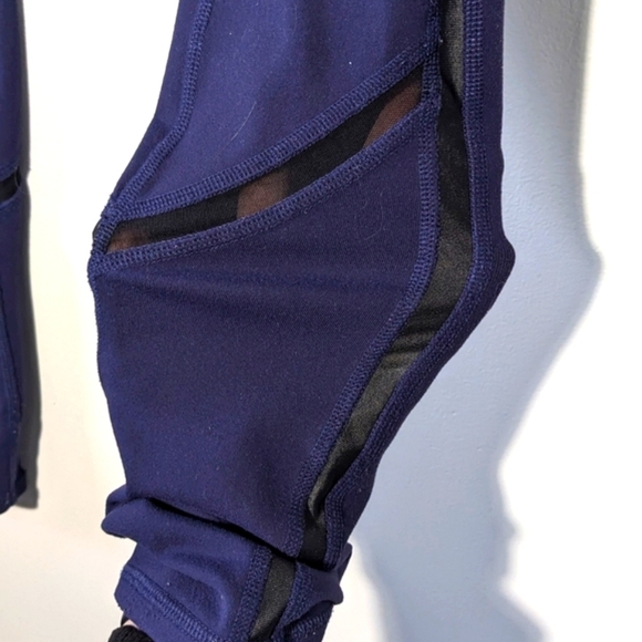 Alo Yoga High-Waist Continuity Yoga Leggings Full Length Blue Navy Size M - Picture 13 of 13